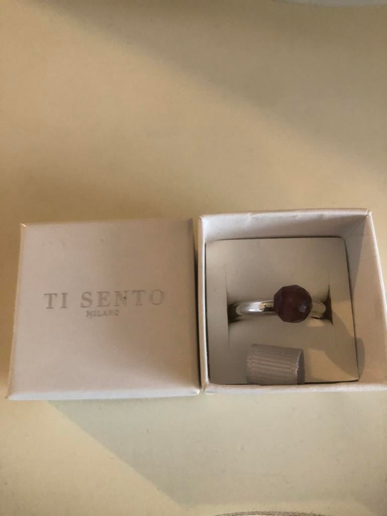 Ti Sento ring, Ophalen of Verzenden, Zo goed als nieuw, Zilver, Dame
