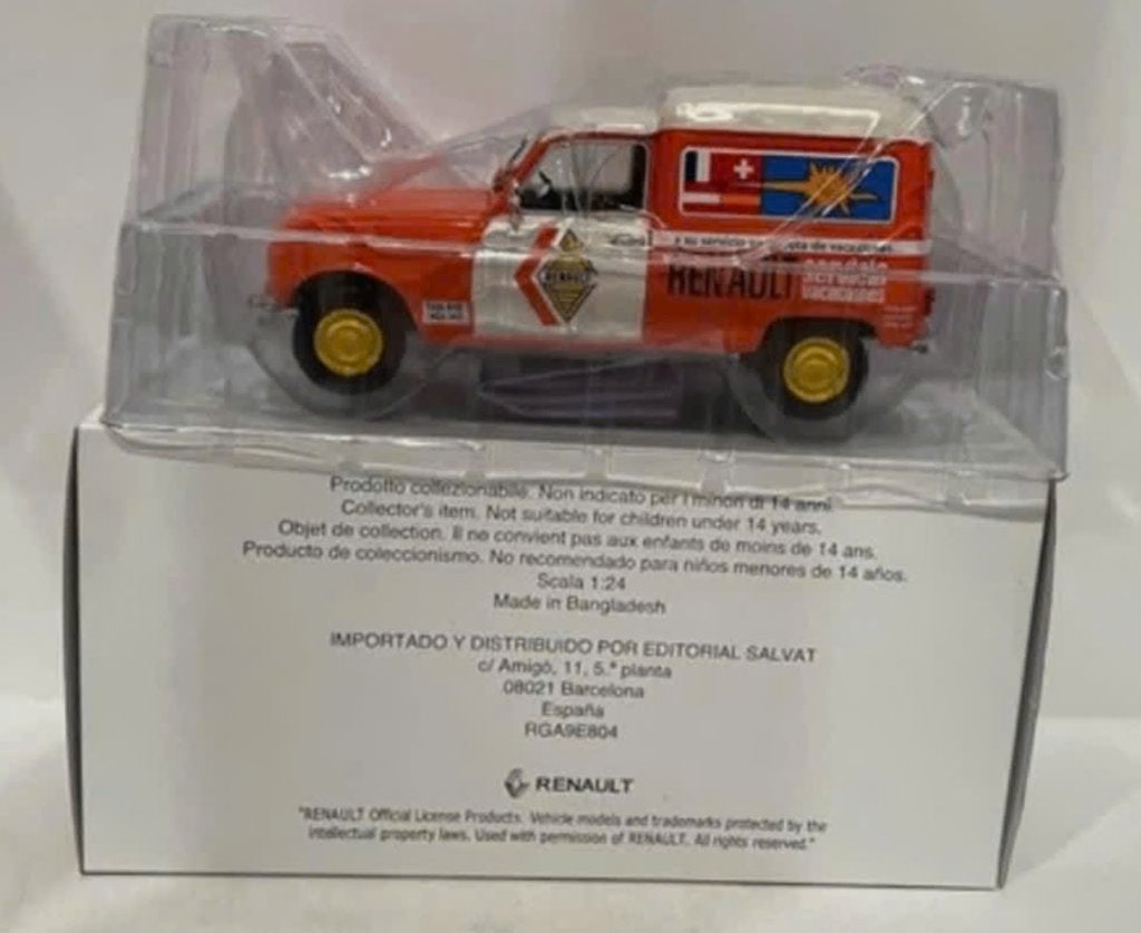 Renault 4 F Bestel Spaanse pech assistentie schaal 1/24, Verzenden, Nieuw, Auto, Bburago