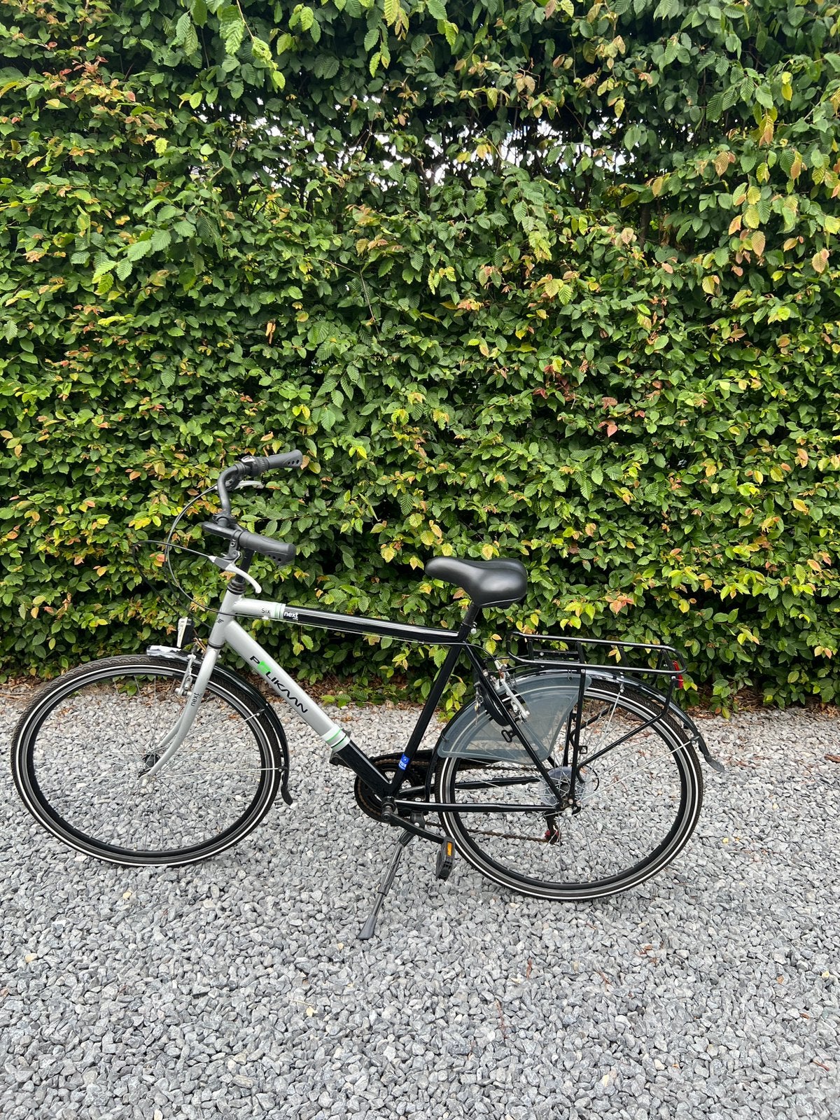 Pelikaan Six Next Herenfiets 28 inch Shimano 6 versnellingen, Gebruikt, Velgrem, Versnellingen, 53 tot 57 cm
