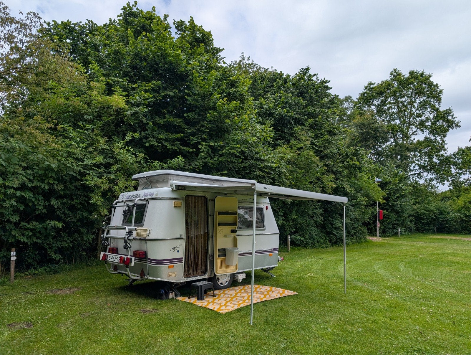 Eriba Puck L (1998) met mover, luifel en fietsenrek, Standaardzit, 4 tot 5 meter, 500 - 750 kg, Eriba