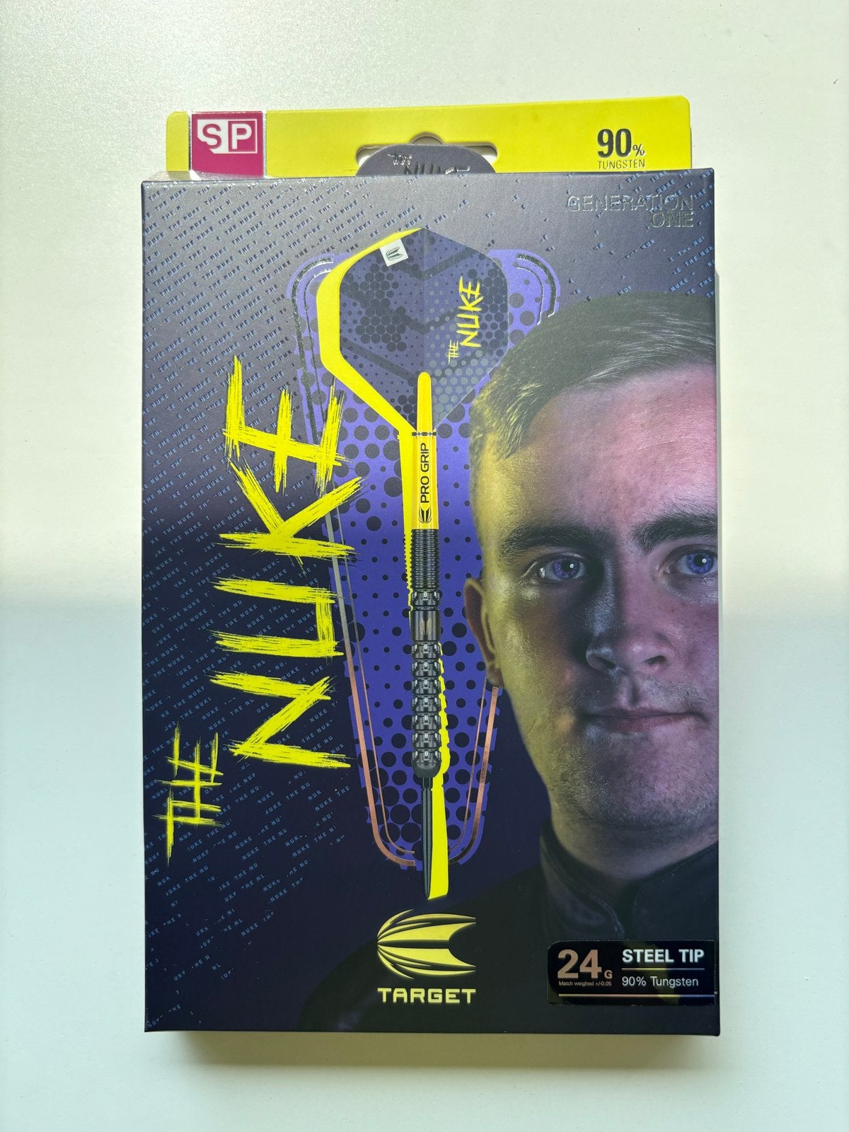 Target dartpijlen Luke Littler 24g Steel Tip, Sport en Fitness, Darts, Ophalen of Verzenden, Nieuw, Pijlen