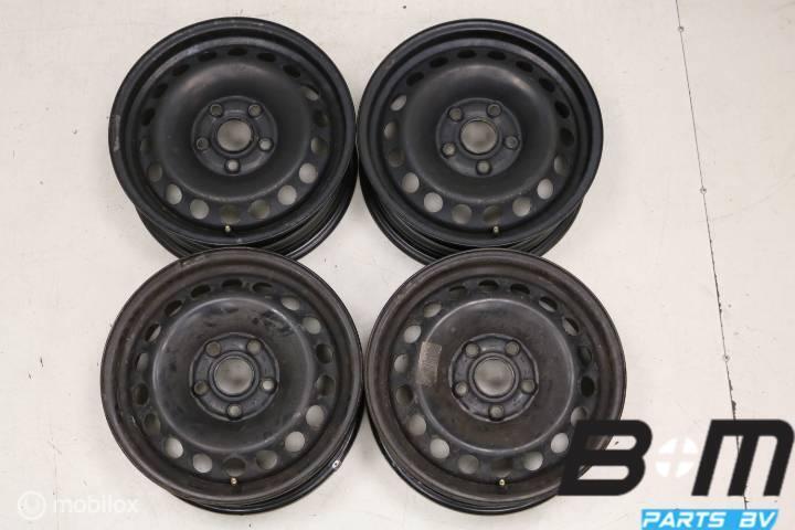Org 15 inch stalen velgen VW Golf 5 / Touran 1K0601027T, Auto-onderdelen, Banden en Velgen, Gebruikt, Velg(en)