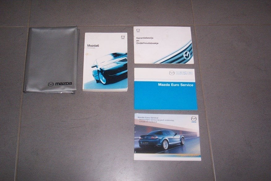 Compleet mapje boekjes MAZDA 6  type GG     2002/2007, Auto diversen, Ophalen of Verzenden