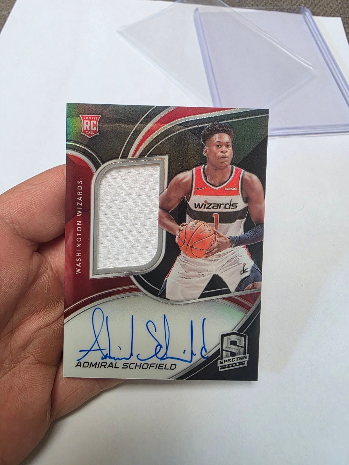 Admiral Schofield Washington Wizards Prizm Rookie Kaart, Ophalen of Verzenden