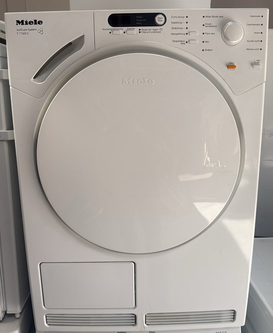 Miele SoftCare System T 7748 C Condensdroger, Witgoed en Apparatuur, Wasdrogers, 6 tot 8 kg, Gebruikt, ., Ophalen of Verzenden