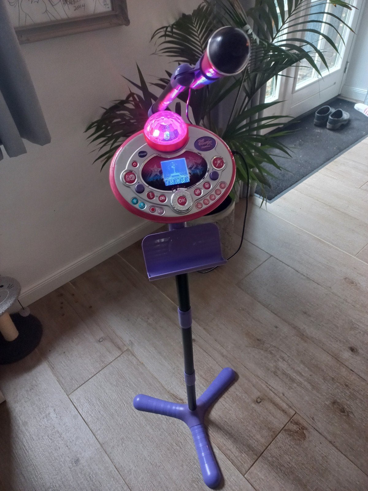 VTech Kidi SuperStar LightShow Discomicrofoon, Ophalen, Zo goed als nieuw, Jongen of Meisje