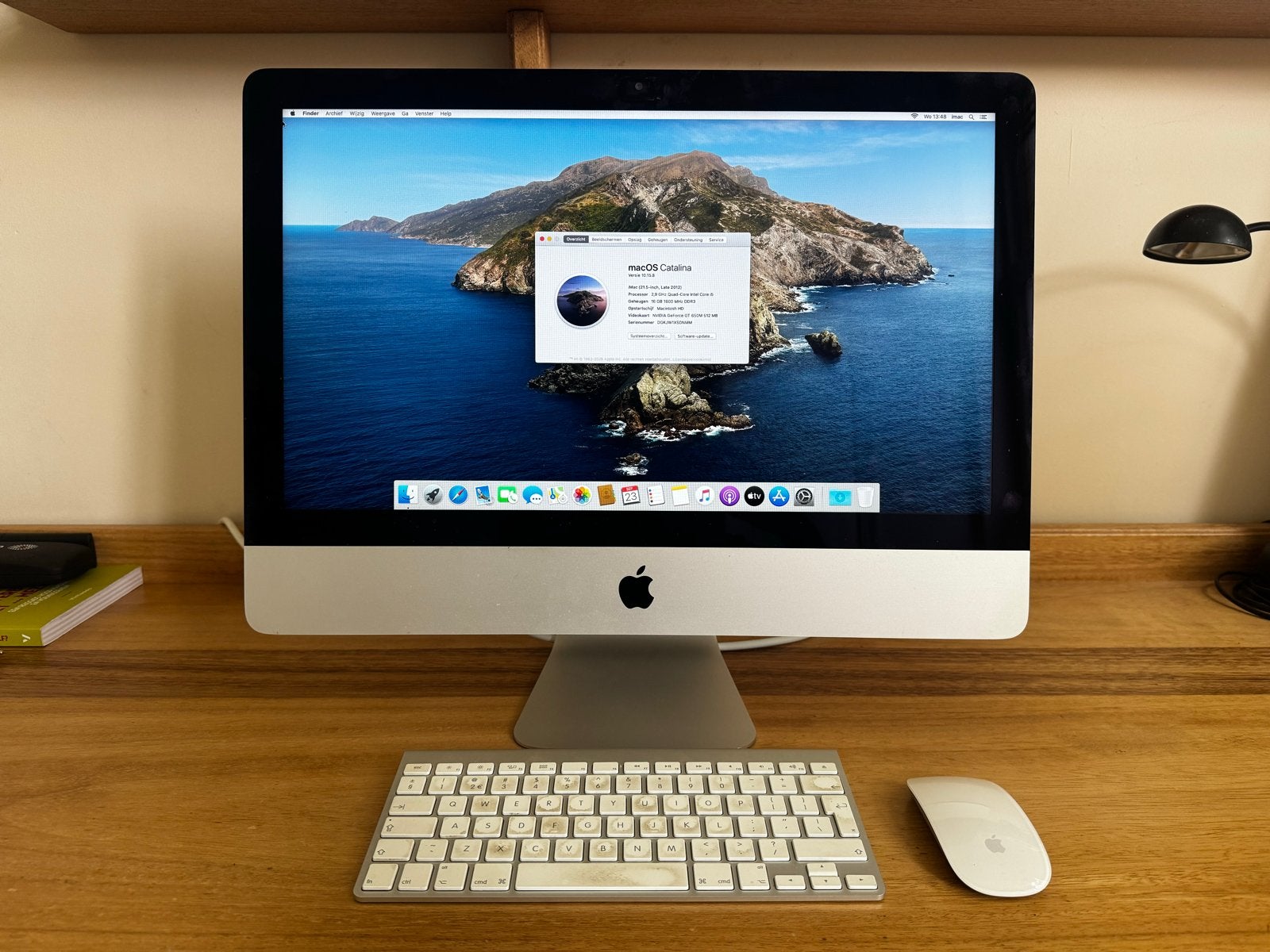 Goedwerkende iMac (Late 2012) met Microsoft Office, Computers en Software, Gebruikt, HDD en SSD, 2 tot 3 Ghz, IMac