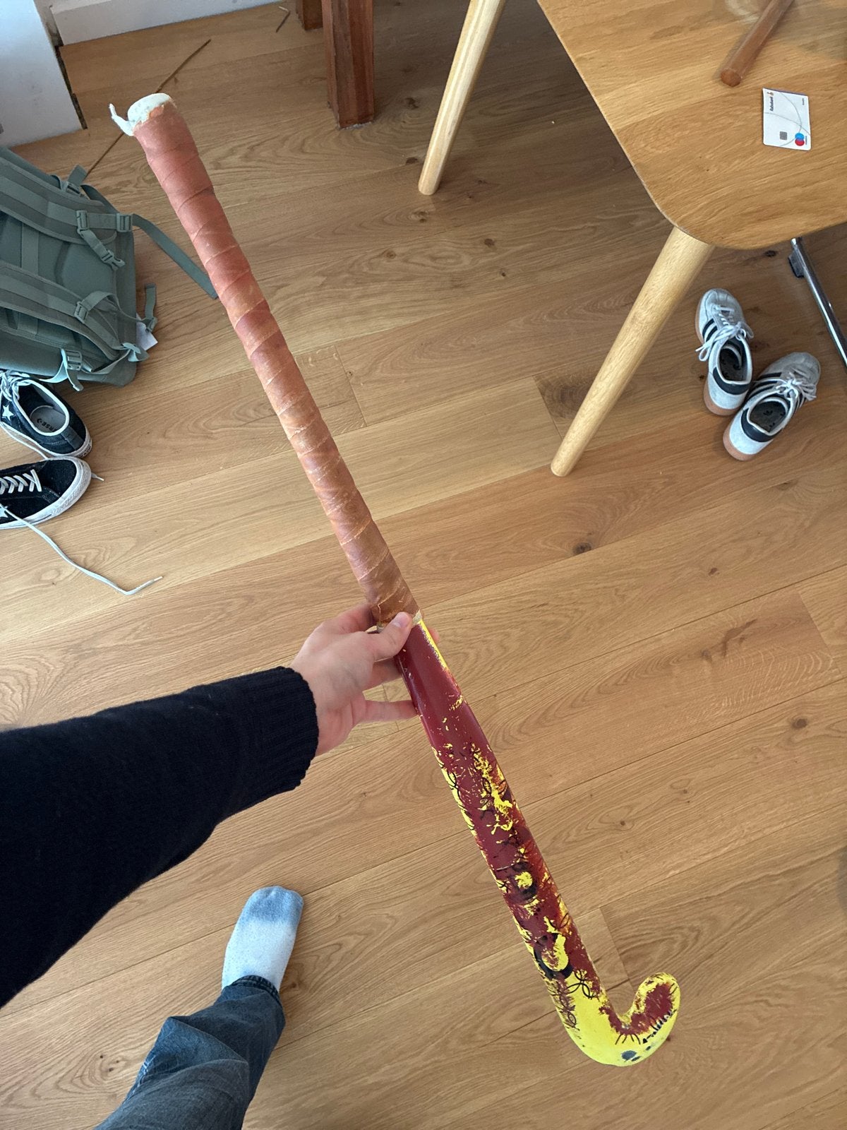 Gebruikte hockeystick 93 cm, Sport en Fitness, Hockey, Ophalen, Gebruikt, Stick