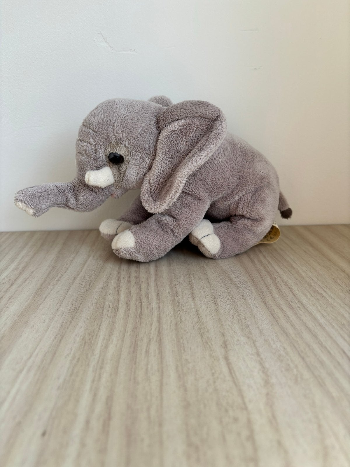 Diverse knuffels: Olifant, Dinosaurus, Kat, Egel, Beer, Kinderen en Baby's, Gebruikt, Overige merken, Overige karakters, Grijs