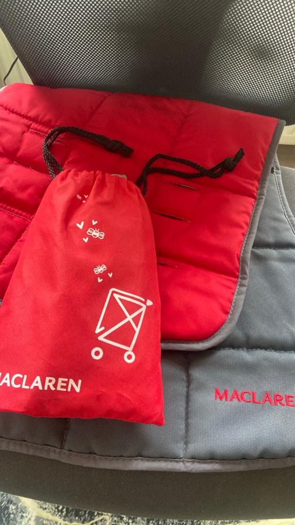 Inleg en muggennet voor buggy Maclaren Techno XLR Nieuw, Ophalen, Nieuw, Maclaren