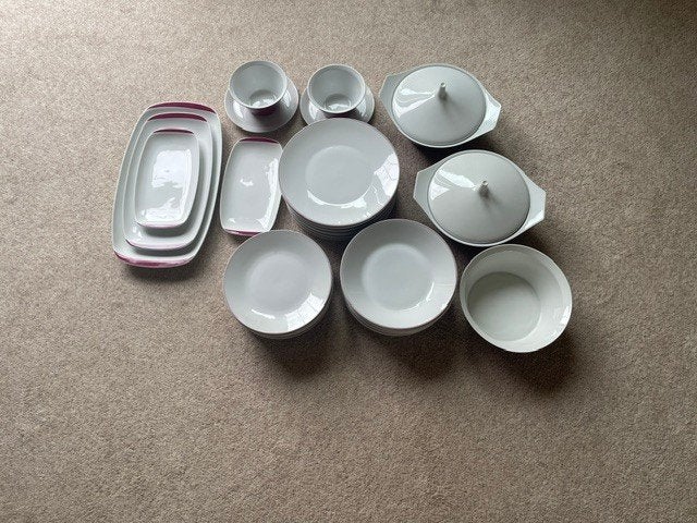 Compleet vintage Rosenthal Secunda Purpur servies, Antiek en Kunst, Ophalen