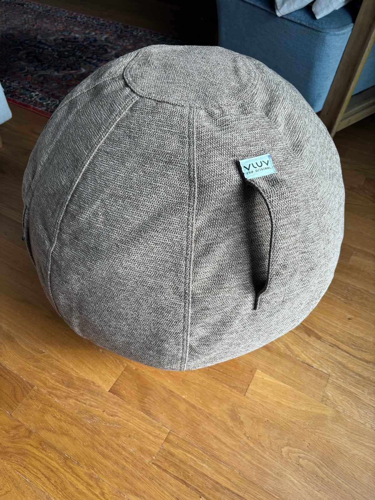 VLUV zitbal - ALS NIEUW, Ophalen, Zo goed als nieuw, Modern, Bruin