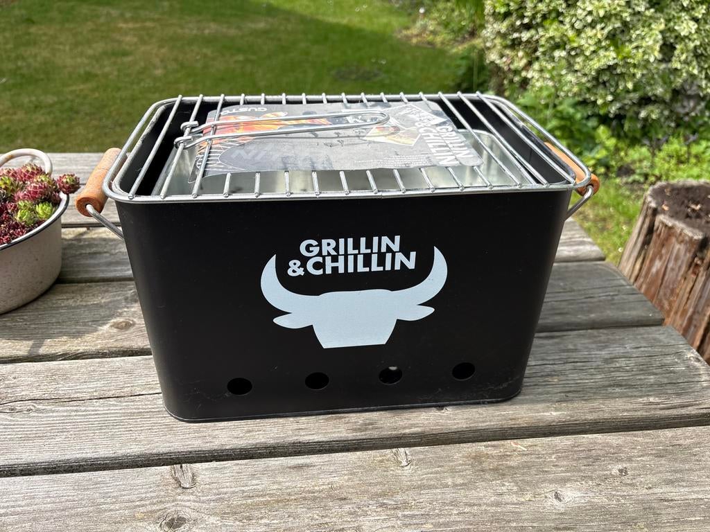 Grillin & Chillin BBQ - Compacte Tafelbarbecue, Ophalen, Gebruikt