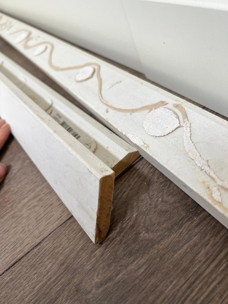 Oude MDF plinten 12x55 gratis, Ophalen, Zo goed als nieuw, Mdf, 200 tot 250 cm