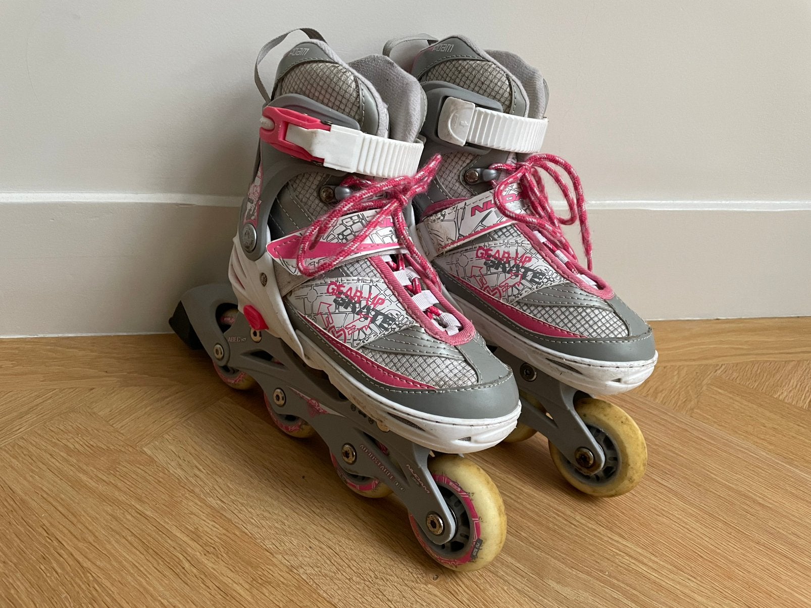 Nijdam junior combo skates en schaatsen  maat 31-34, Ophalen of Verzenden, Verstelbaar, Zo goed als nieuw, Kinderen