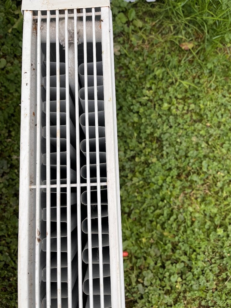 Dubbele convector radiator 141 x 40,5 cm, Doe-het-zelf en Verbouw, Ophalen, 30 tot 80 cm, Gebruikt, Radiator