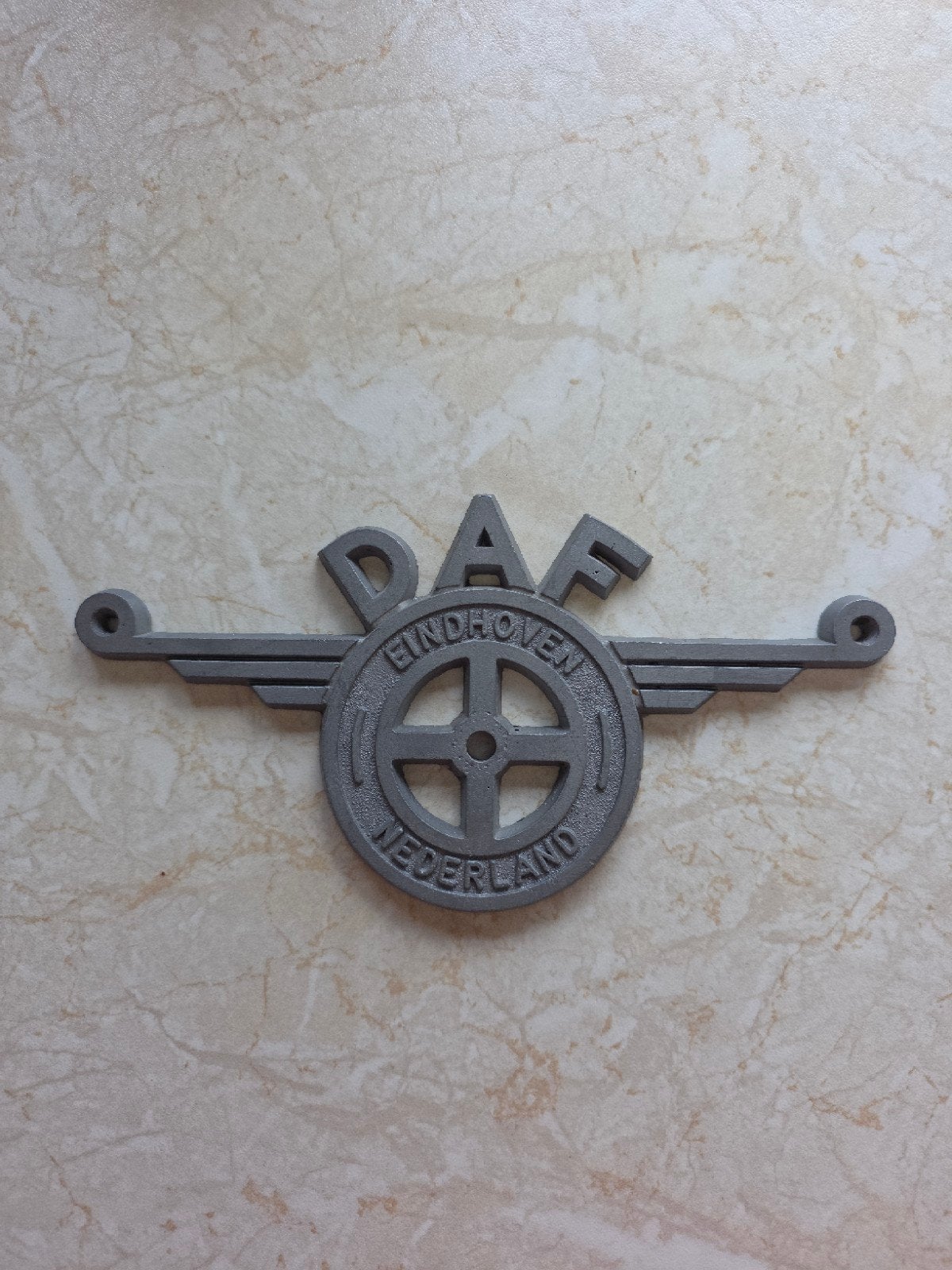 DAF Embleem Aluminium - Eindhoven Nederland, Ophalen of Verzenden, Gebruikt, Overige automerken