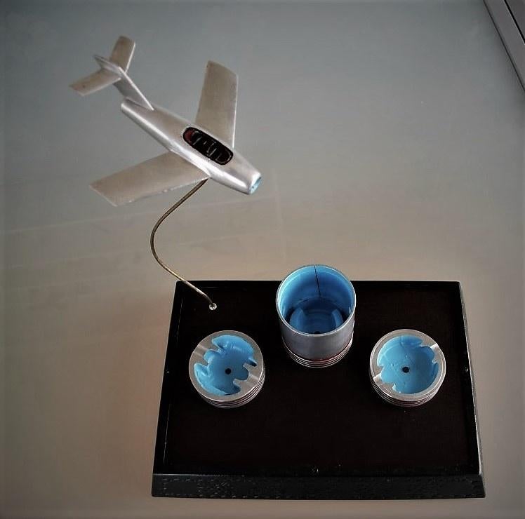 Mig 15 Jet Korea Oorlog Officiers Rokers set Trench Art CCCP, Ophalen of Verzenden