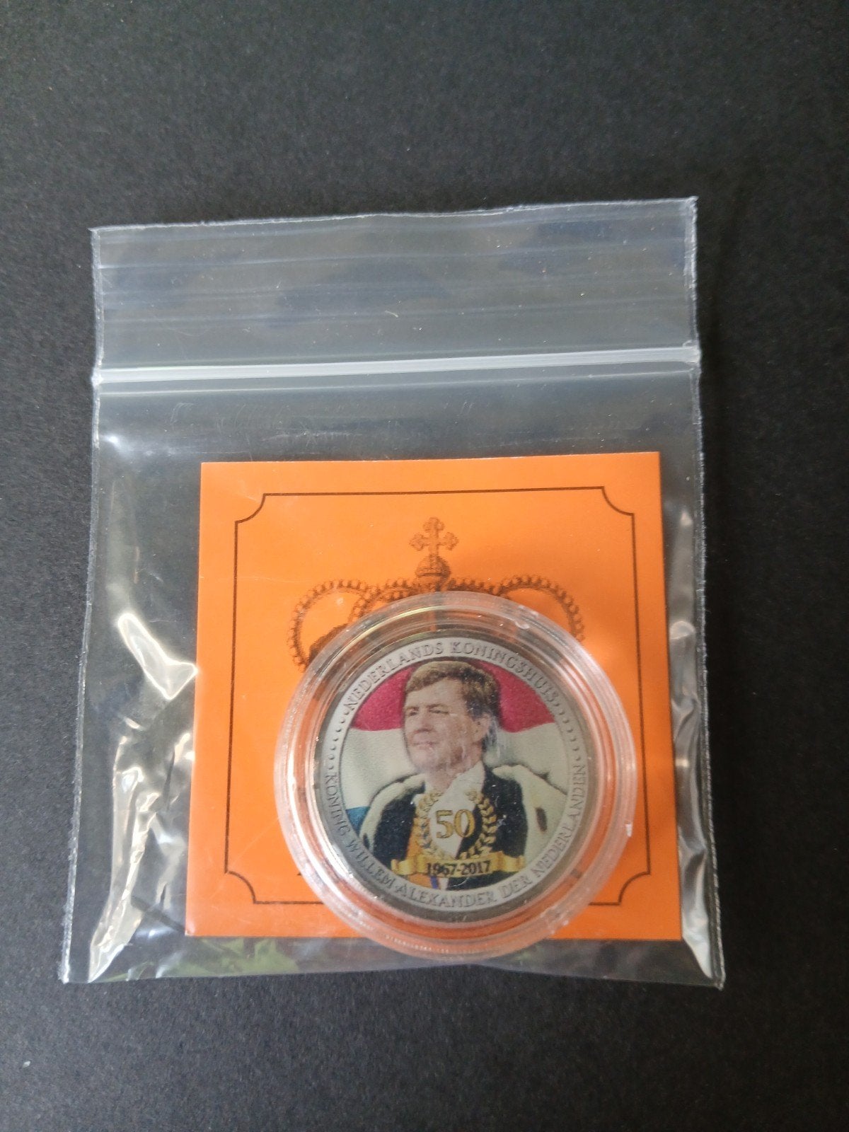 2 Euromunt Koning Willem-Alexander 50 jaar 1967-2017, Ophalen of Verzenden, Koningin Beatrix, Euro's, Losse munt