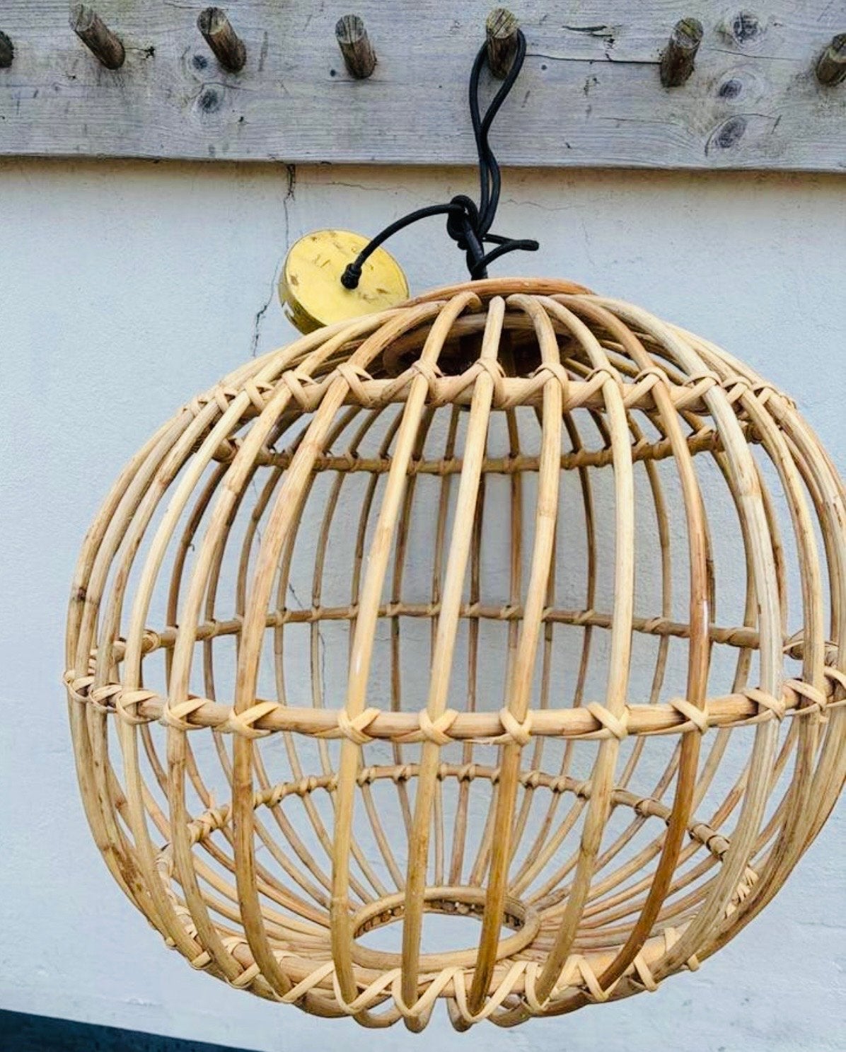 Boho Bamboe Hanglamp Ibiza Stijl - Ø60cm, Ophalen, Nieuw, Nvt, Minder dan 50 cm