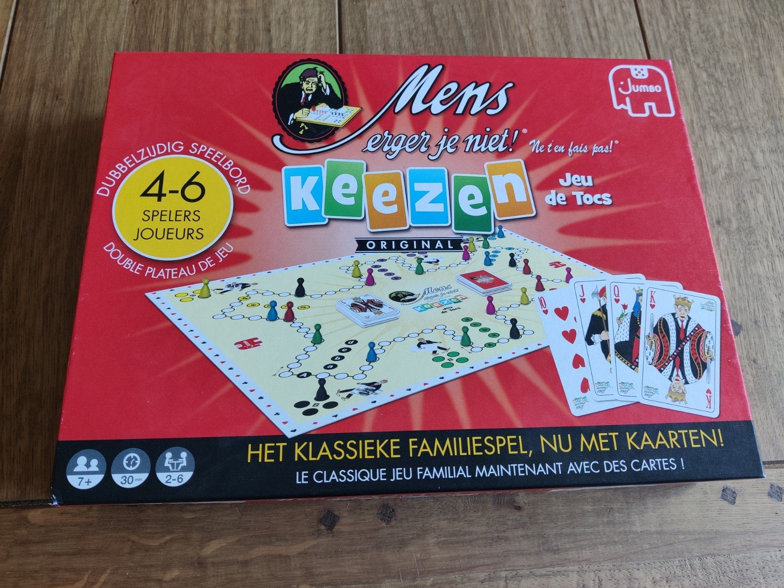 mens erger je niet Keezen (nieuw), Hobby en Vrije tijd, Drie of vier spelers, Ophalen of Verzenden, Nieuw, Jumbo