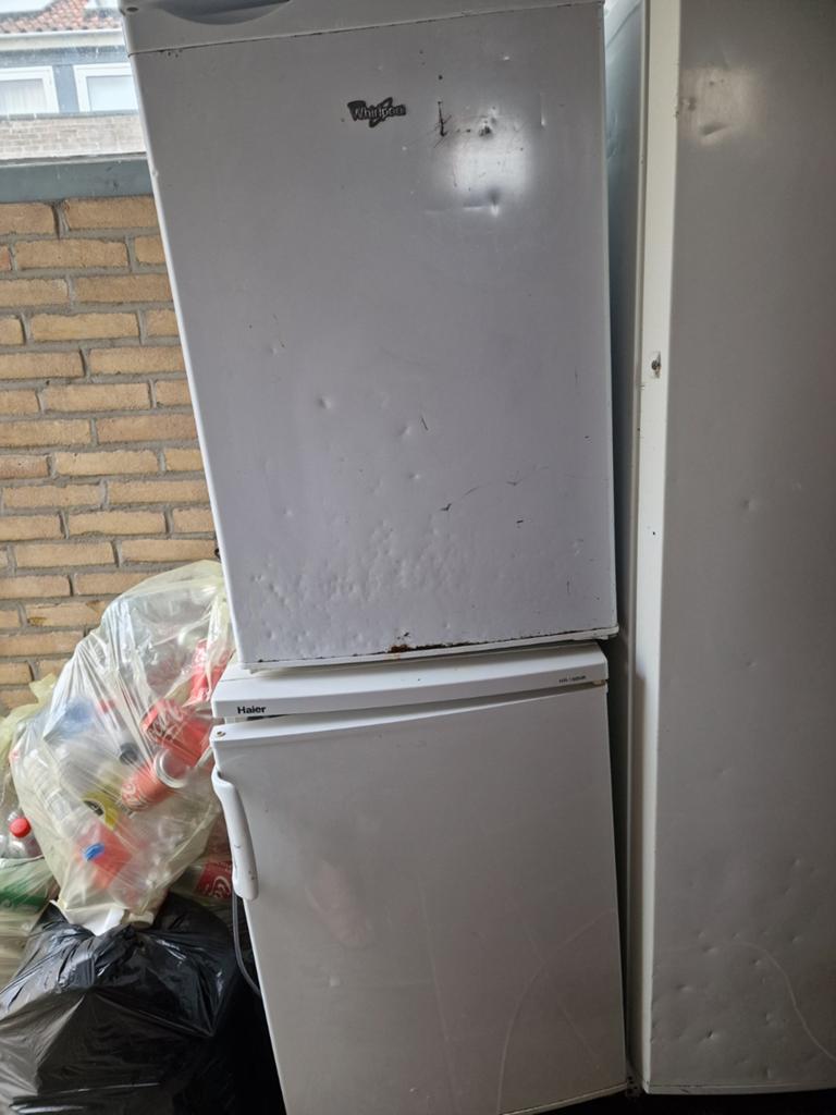 2 kleine koelkasten – gebruikt, Ophalen of Verzenden, Gebruikt, Met vriesvak