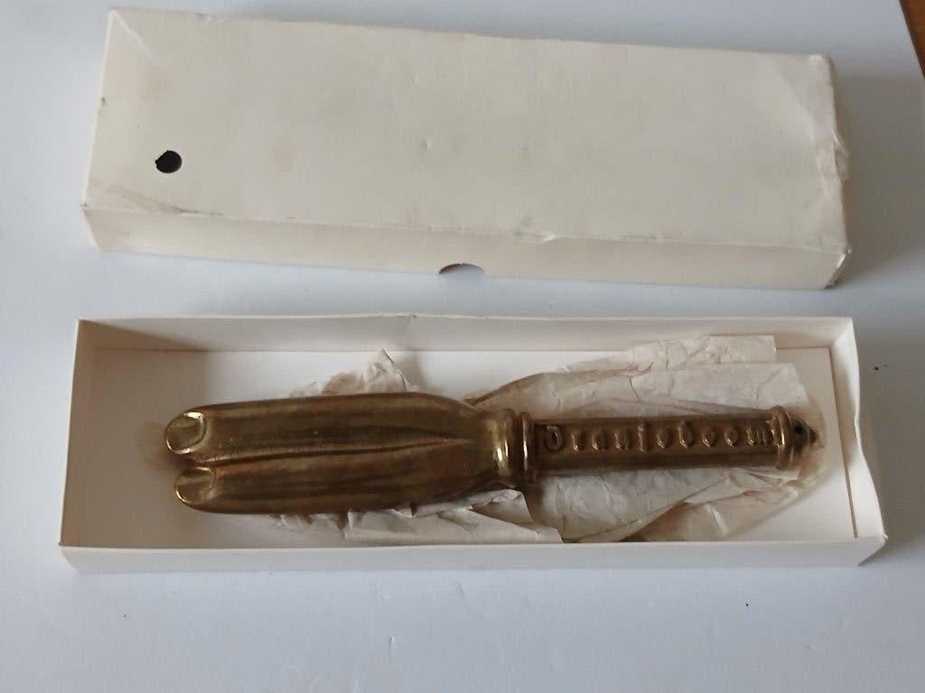 Vintage Flesopener  Koperen/Messing Oranjeboom Bier., Ophalen of Verzenden, Zo goed als nieuw, Flesopener, Oranjeboom