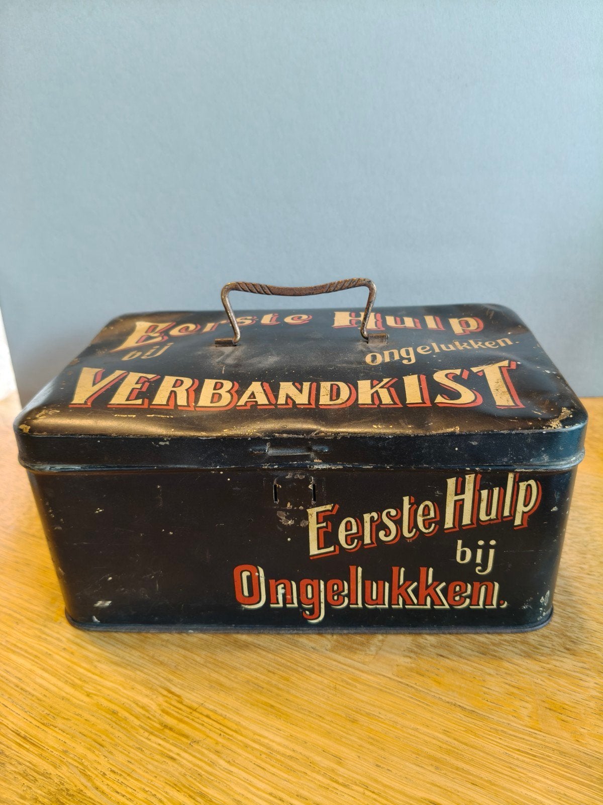 Antiek blik: Eerste Hulp bij ongelukken Verbandkist, Ophalen of Verzenden