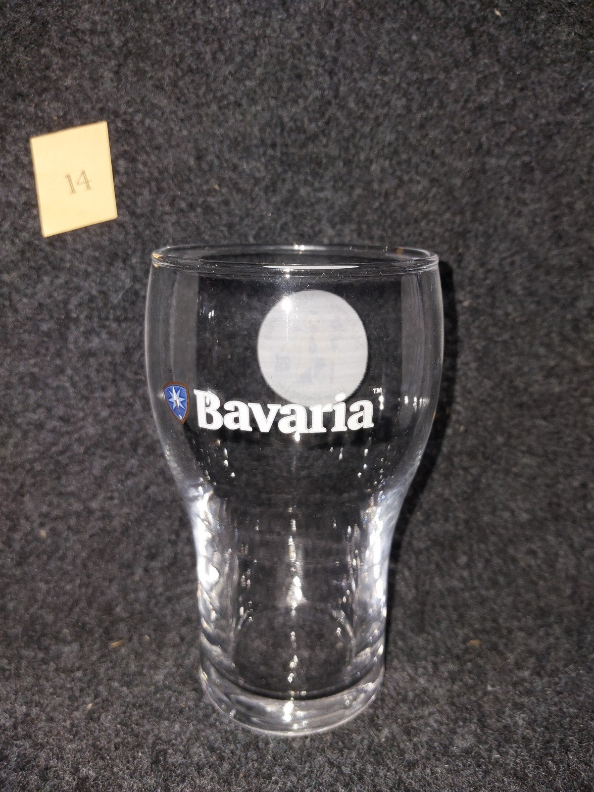 Bavaria bierglas Stadsprins Federatie Eindhovense Carnaval, Ophalen of Verzenden, Gebruikt
