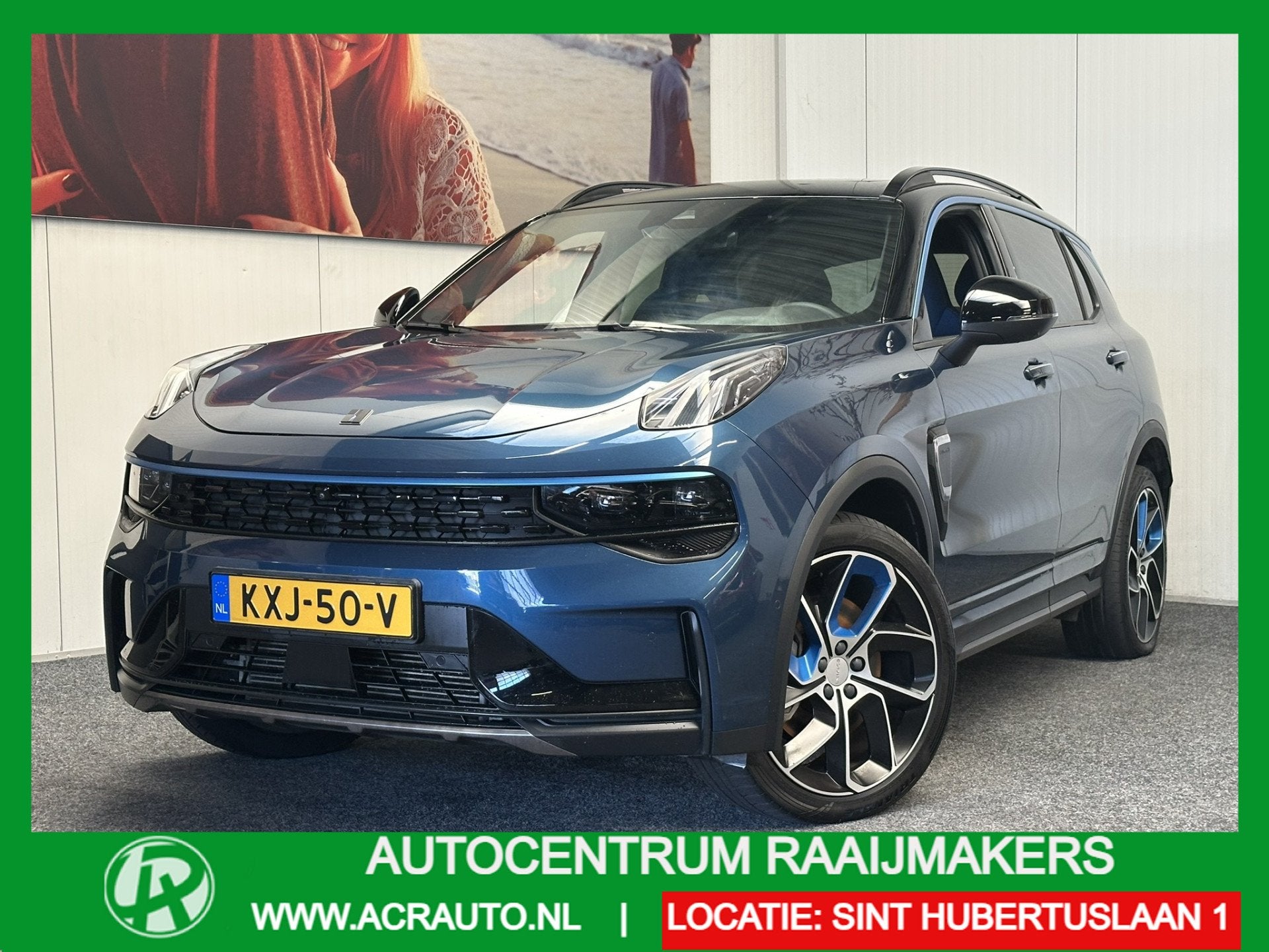 Lynk & Co 01 1.5 6.6kW MY 2023 ZWARTE HEMEL 360 CAMERA ADAPT, Auto's, Dealer onderhouden, Stof, Zwart, Blauw