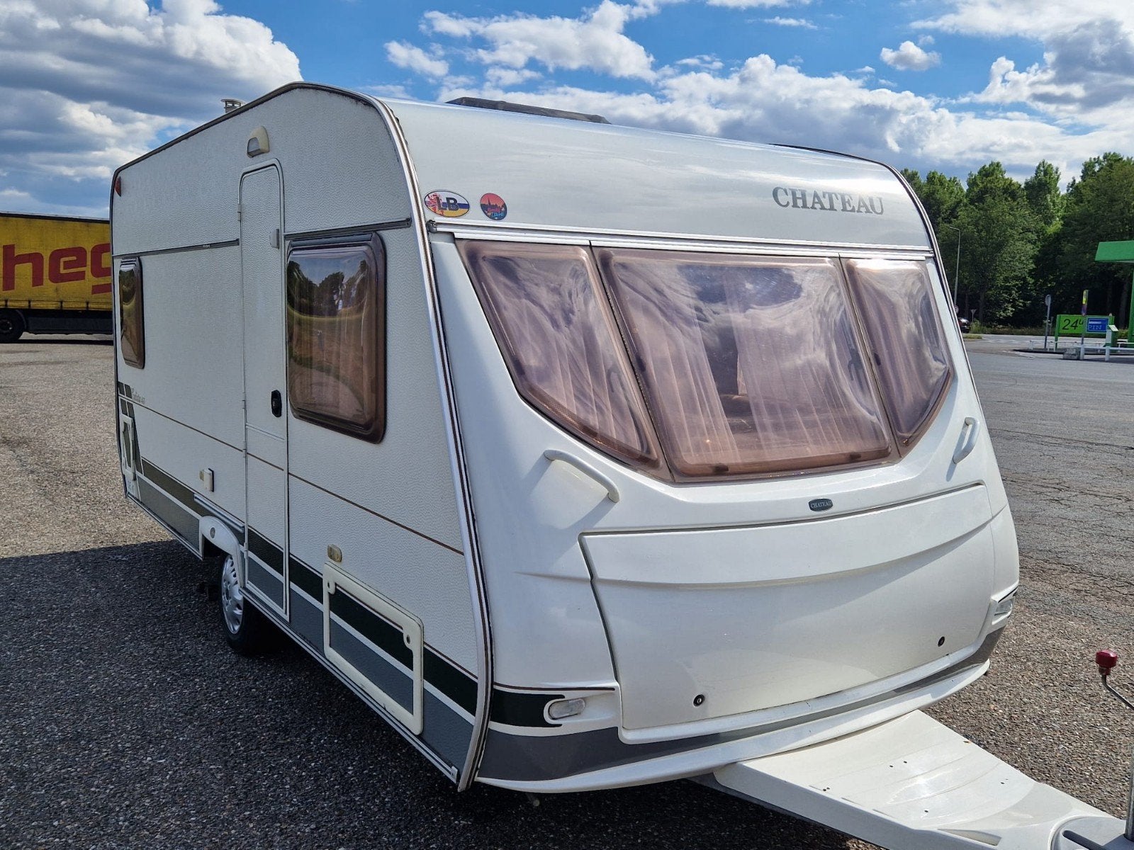 Chateau Calista 450 met Dorema Garda XL 270, Chateau, Rondzit, Frans bed, Ringverwarming