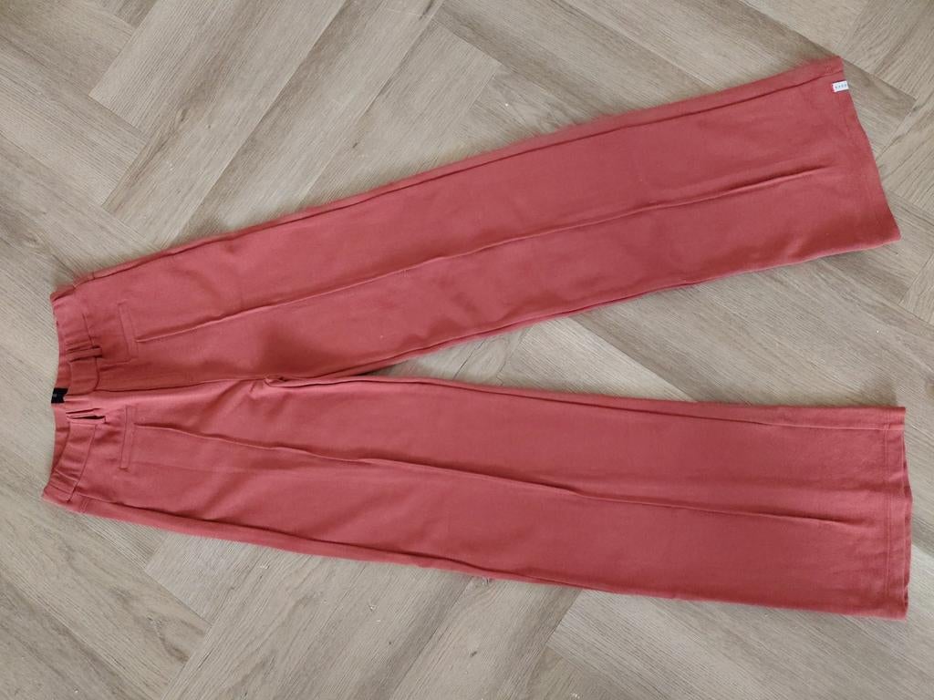Roestbruine flared broek van 10Sixteen, maat 170/176, Bruin, Ophalen of Verzenden, Zo goed als nieuw, Maat 34 (XS) of kleiner