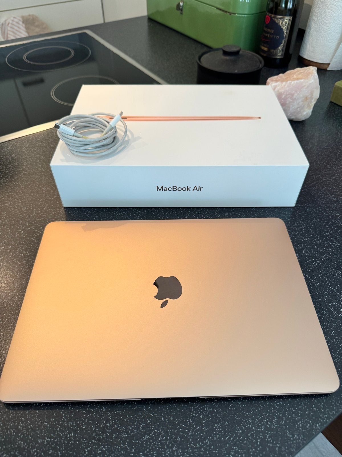 MacBook Air 13 inch rosegoud, Computers en Software, Apple Macbooks, Ophalen, Qwerty, 8 GB, 13 inch