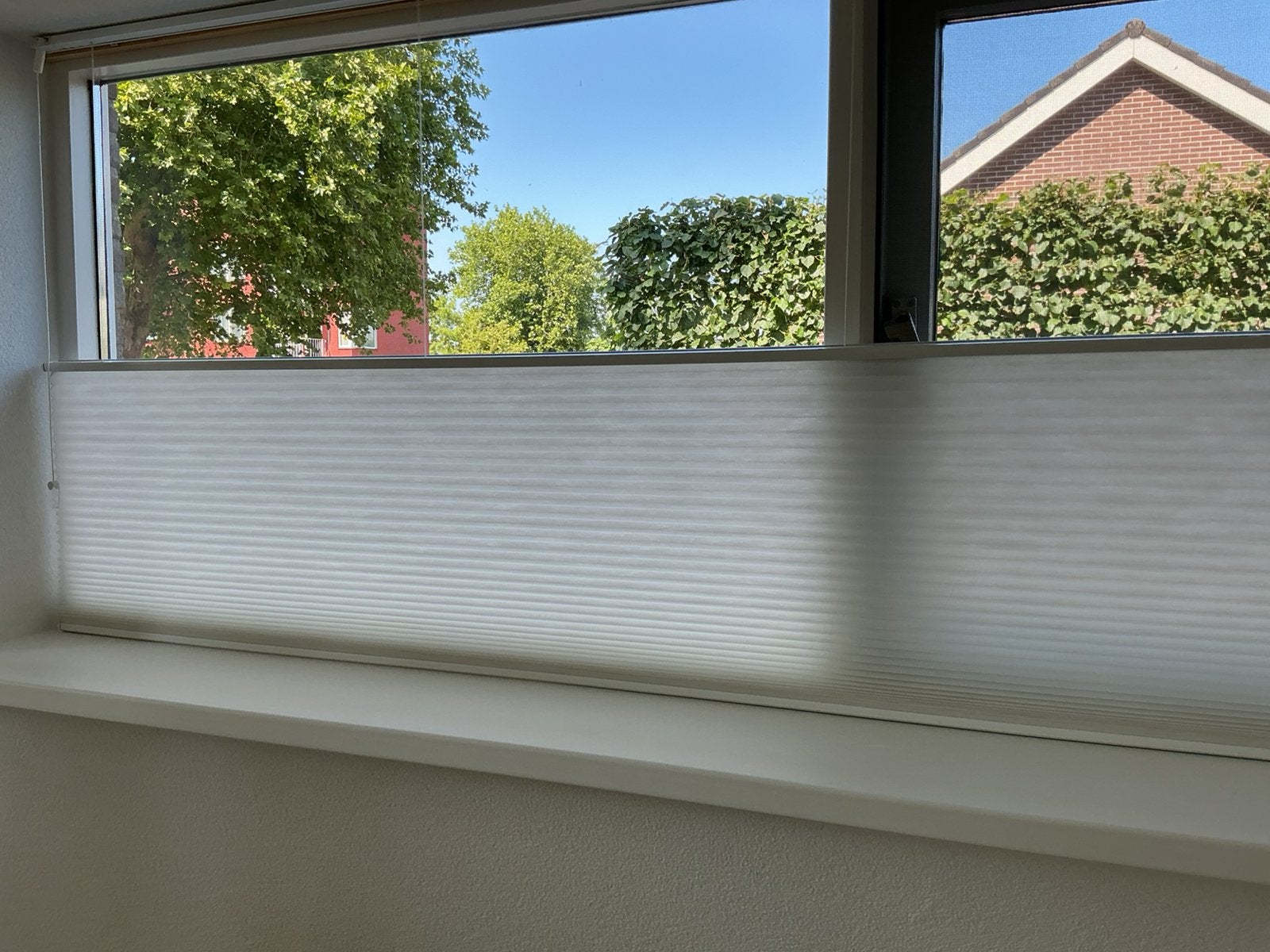 3 stuks Duette plisse Luxaflex, Ophalen, Isolerend, Wit, Zo goed als nieuw