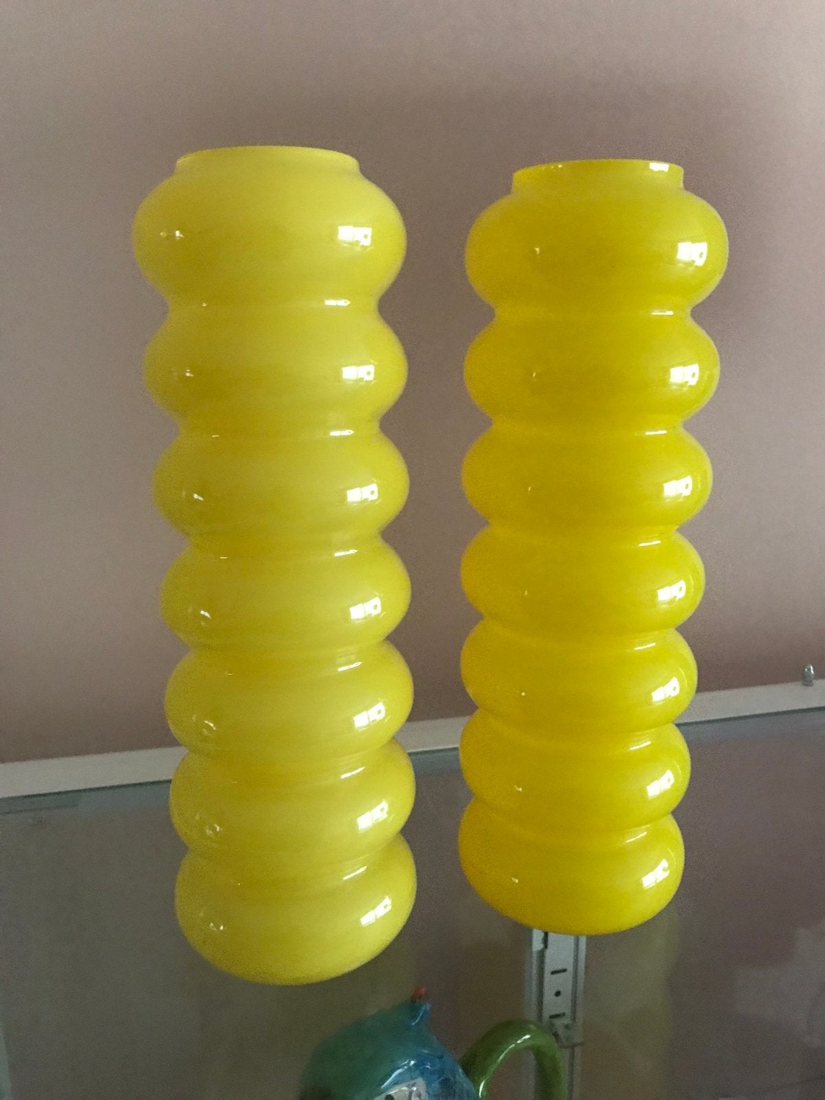 💛75€ p stuk Ikea Anne Nilsson Solstrale vazen vaas geel set, Ophalen of Verzenden, Geel