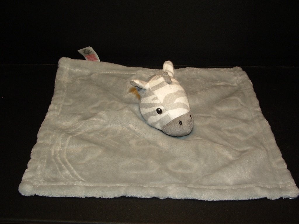 PRIMARK BABY ZEBRA KNUFFELDOEK VELOURS GRIJS MET, Verzenden, Nieuw, Overige typen