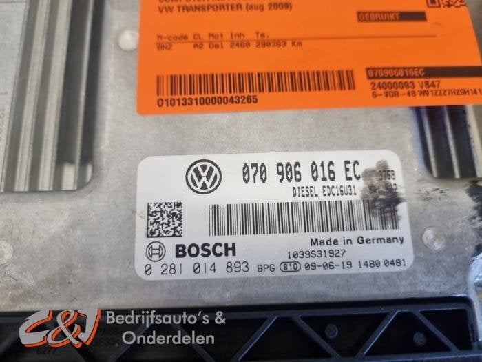Computer Motormanagement van een Volkswagen Transporter, Gebruikt, -, Volkswagen, -