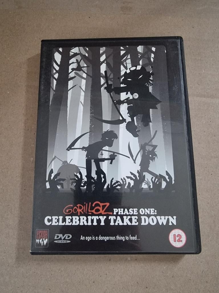 Gorillaz Phase One: Celebrity Take Down DVD, Vanaf 12 jaar, Ophalen of Verzenden, Gebruikt