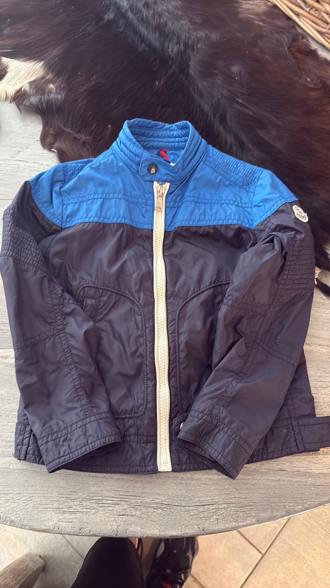 Moncler zomerjas jongen ! Origineel ! Maat: 5Y, Kleding | Heren, Ophalen of Verzenden, Zo goed als nieuw, Zwart