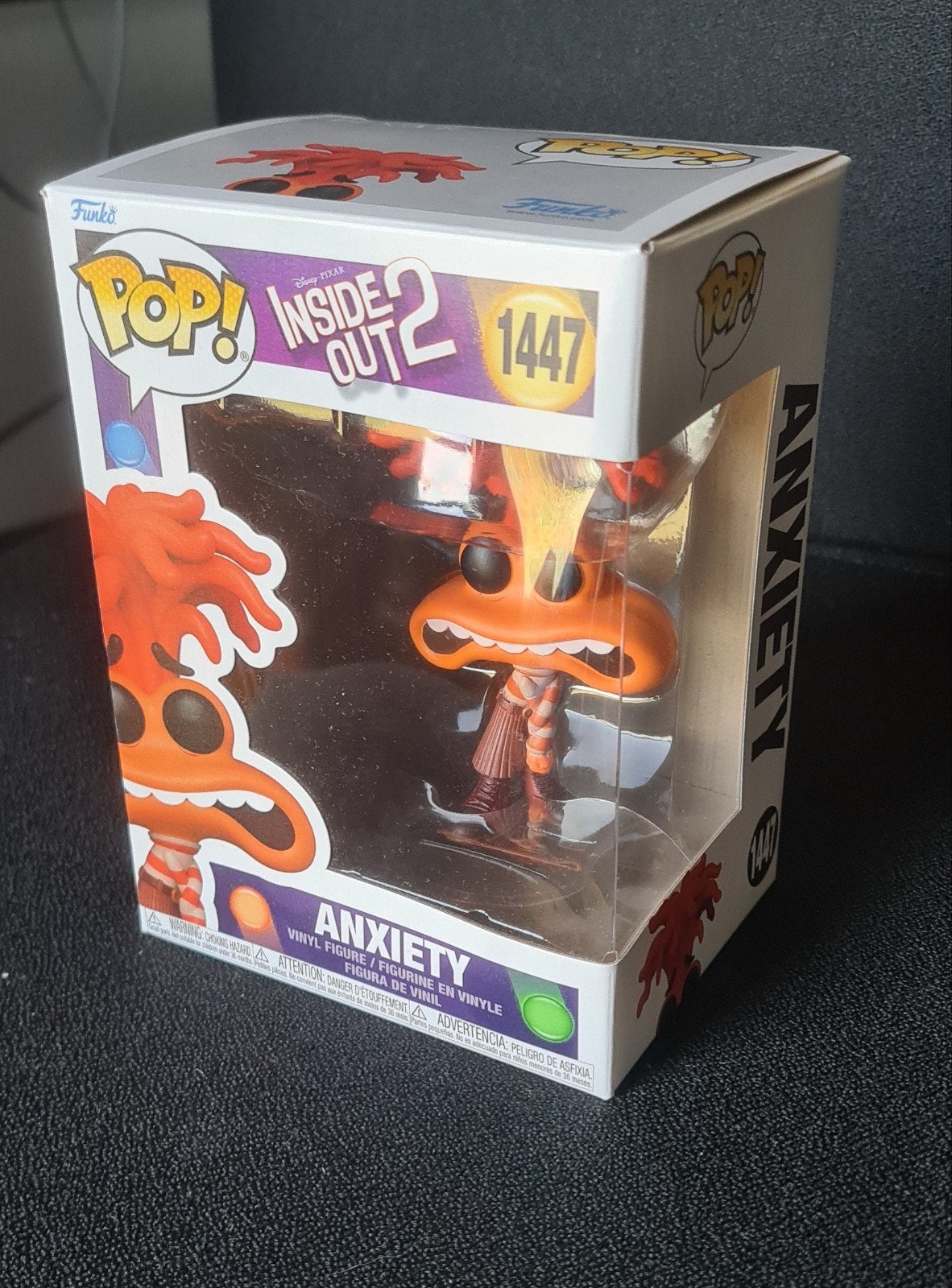 Funko Pop - Anxiety Inside Out 2 #1447, Verzamelen, Ophalen of Verzenden, Zo goed als nieuw