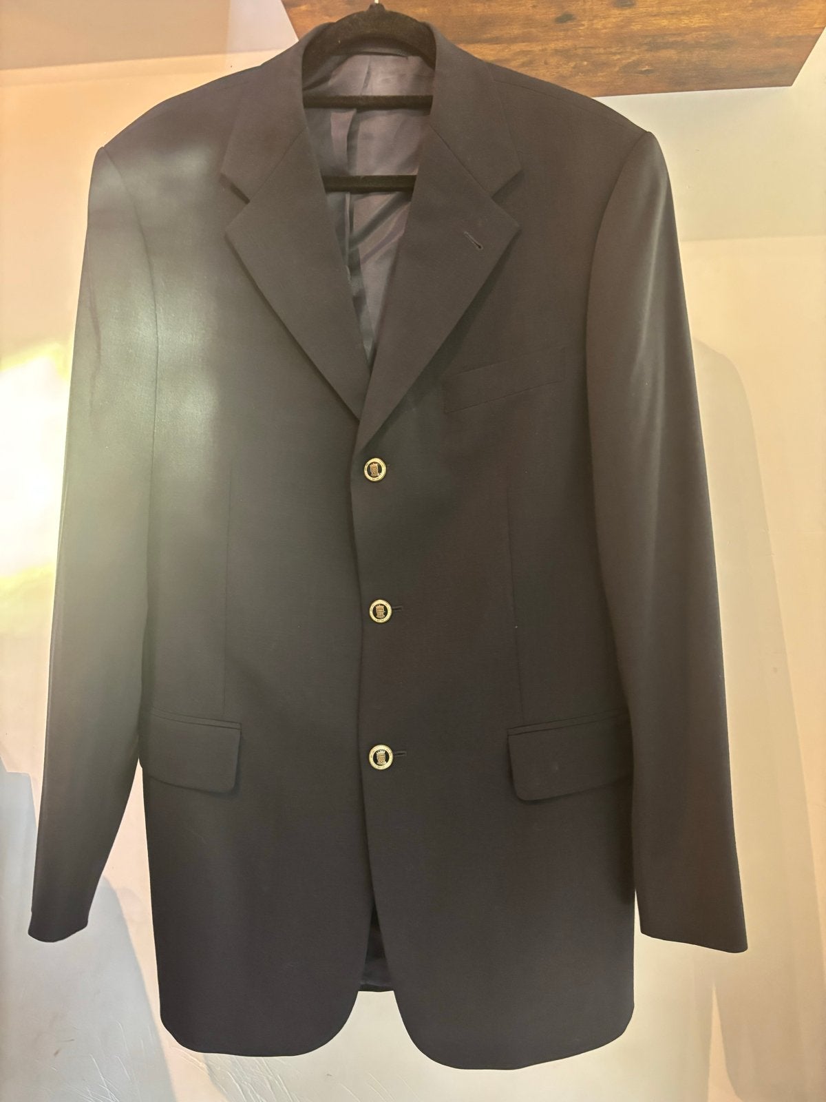Roy Robson High Twist Super 100's Blazer Maat L, Kleding | Heren, Ophalen of Verzenden, Zo goed als nieuw, Maat 52/54 (L), Blauw