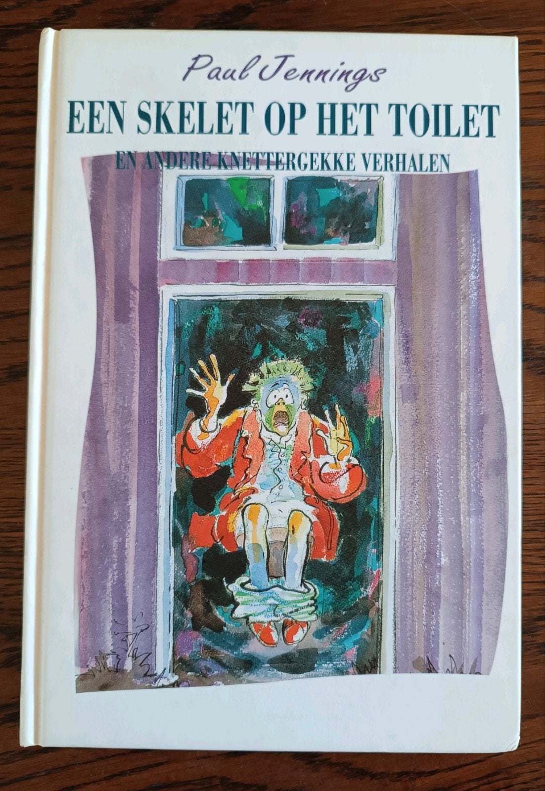 Een skelet op het toilet - Paul Jennings (1994), Gelezen, Ophalen of Verzenden, Fictie, Paul Jennings