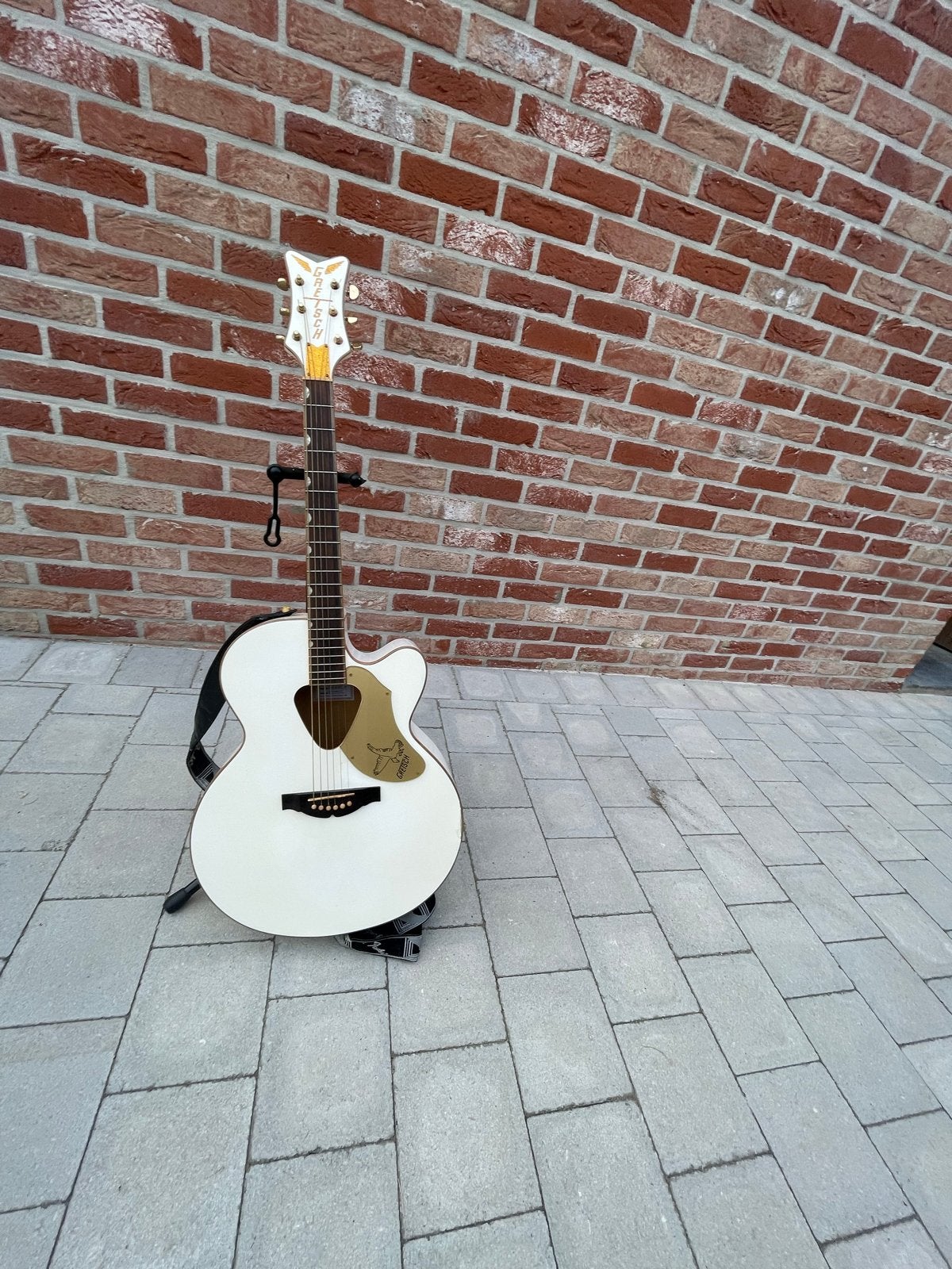 Gretsch Rancher Falcon akoestische gitaar wit, Ophalen, Zo goed als nieuw, Western- of Steelstringgitaar