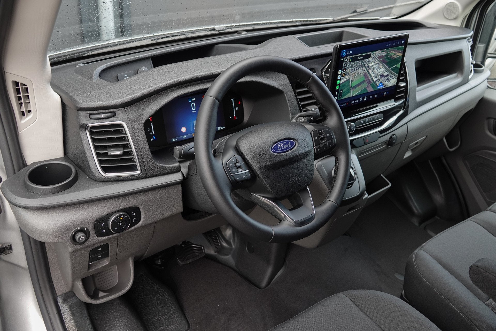 Ford Transit L2H2 | 165Pk A8 Aut. | Raptor Edition | 2x Schu, Auto's, 12 maanden, Stof, Zwart, 4 cilinders