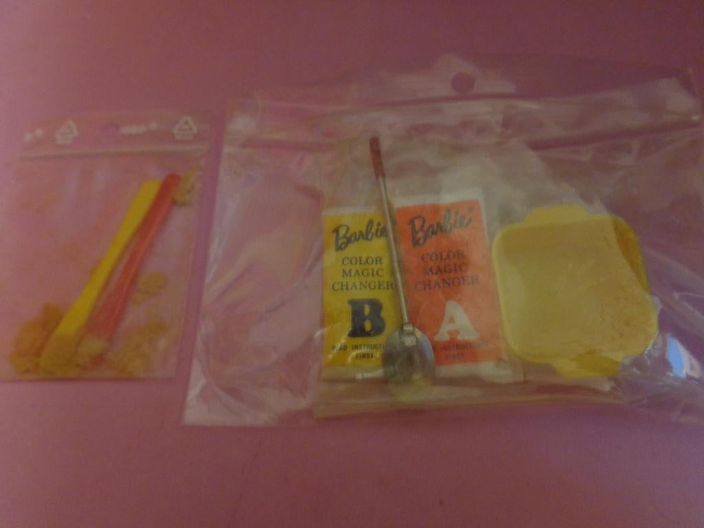 Barbie Vintage Color Magic kleur set, Ophalen of Verzenden, Gebruikt, Accessoires