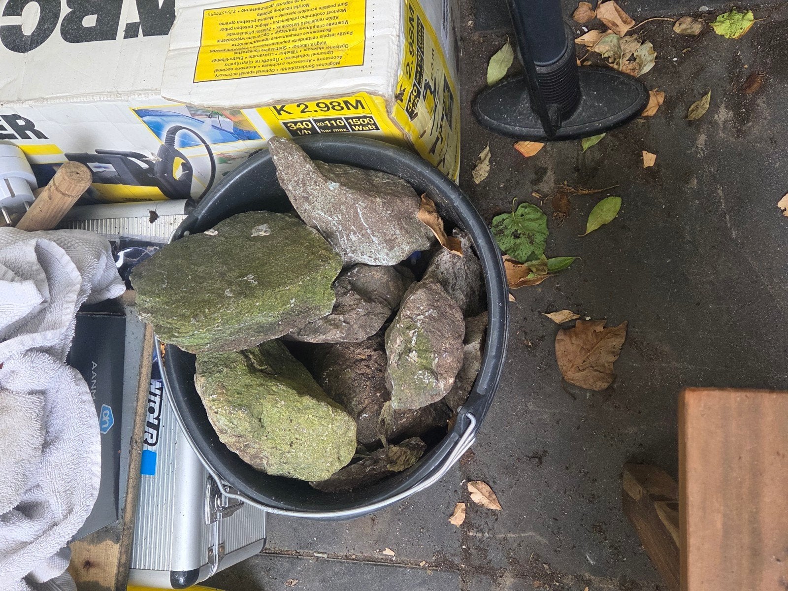 Keien af te halen, Tuin en Terras, Ophalen, Overige materialen, Gebruikt, Kei
