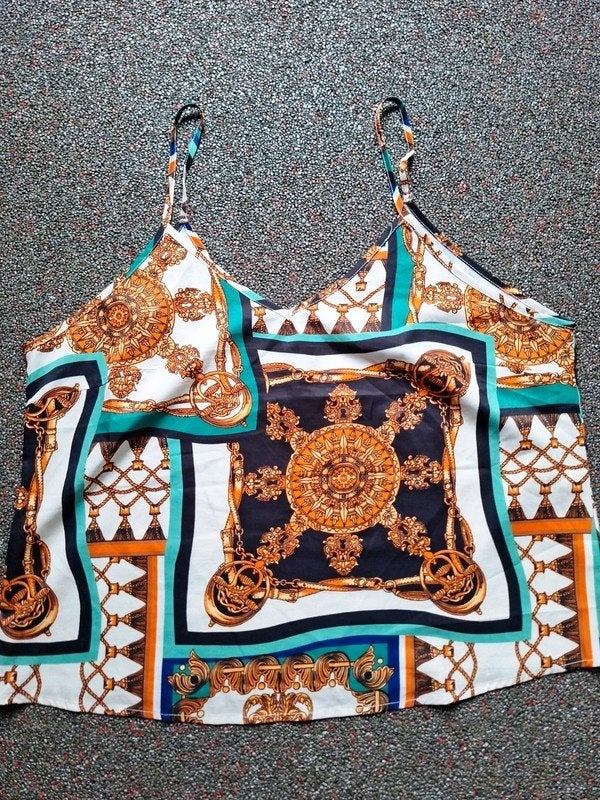 Top met leuke print maat 2xl shein zgan, Meerkleurig, Maat 46/48 (XL) of groter, Ophalen of Verzenden, Zo goed als nieuw