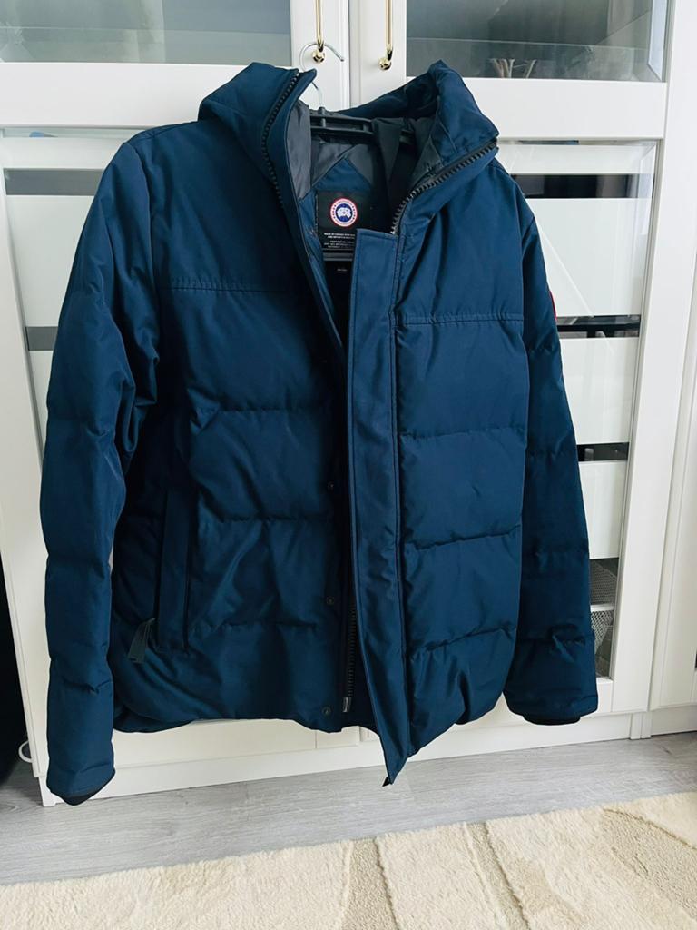 Canada Goose macmillen jas (origineel), Ophalen, Zo goed als nieuw, Maat 56/58 (XL), Blauw