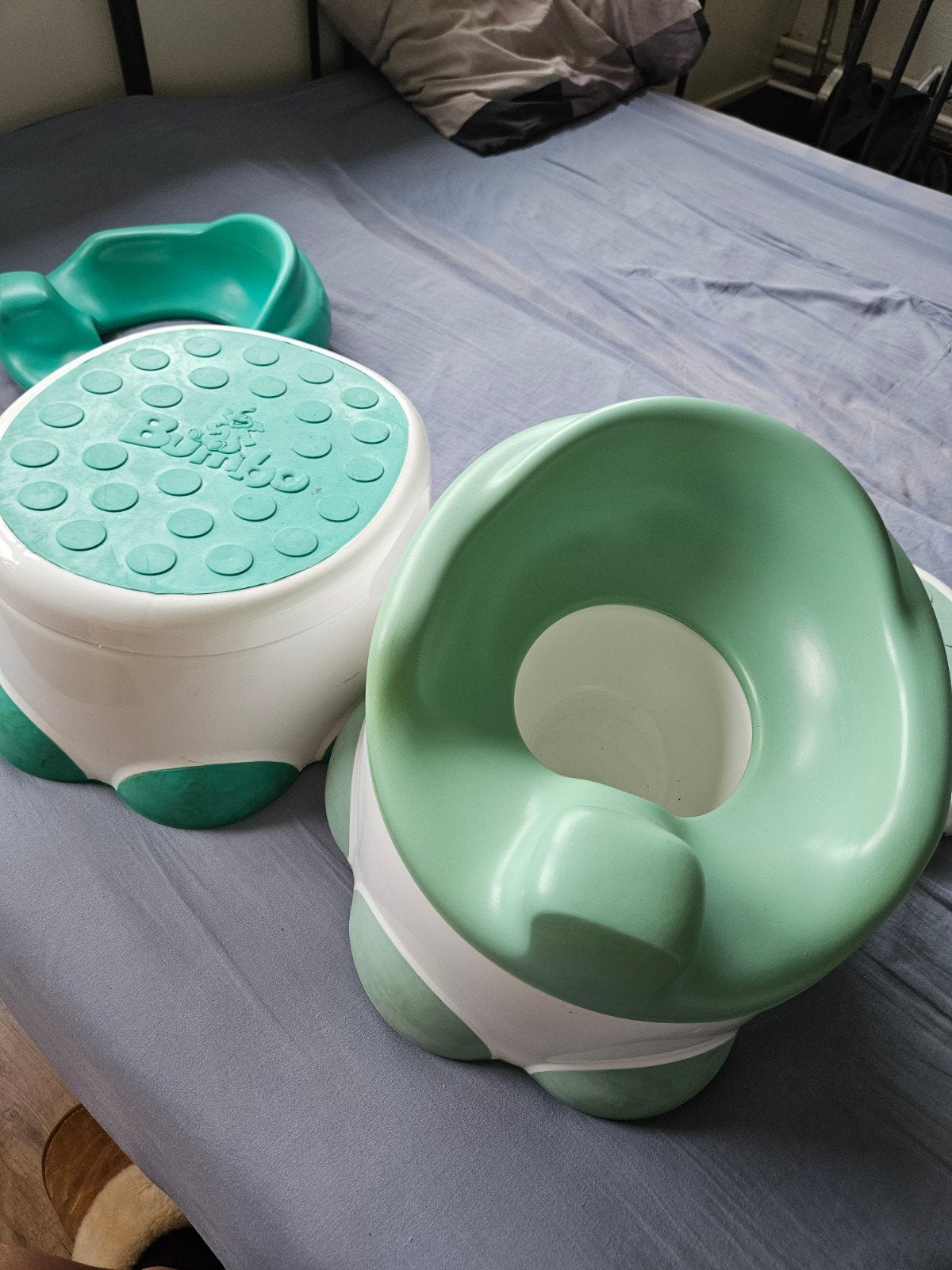 2 Bumbo Step 'n Potty Groen - Zindelijkheidstraining, Ophalen, Gebruikt