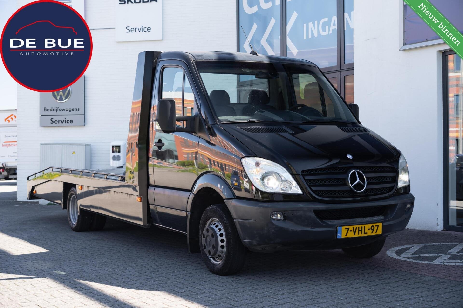 Mercedes Sprinter bestel 516 2.2 CDI 432 DC|Tijhof|B rijbewi, Auto's, Bestelauto's, Stof, Gebruikt, Zwart, 4 cilinders